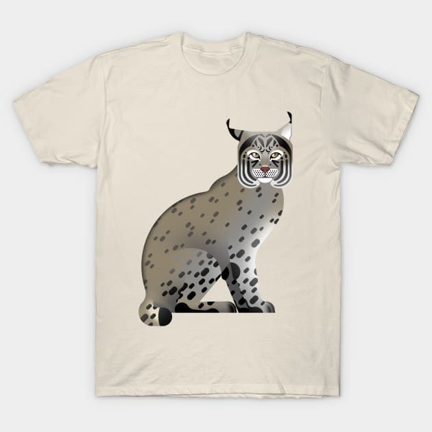 Bobcat - Lynx rufus T-Shirt by Aline Eg